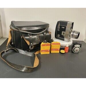 Bell & Howell Director Series 8mm Zoomatic Camera- Functional* With Belding Case